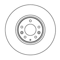 NF PARTS Тормозной диск 203266NF